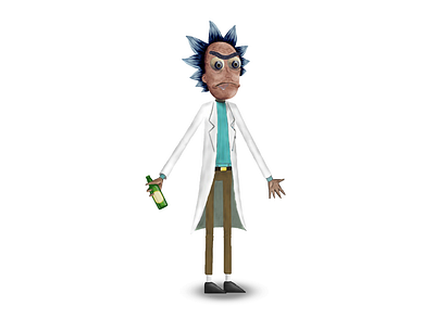 Project WWILL - Rick adult swim artwork rick rick and morty