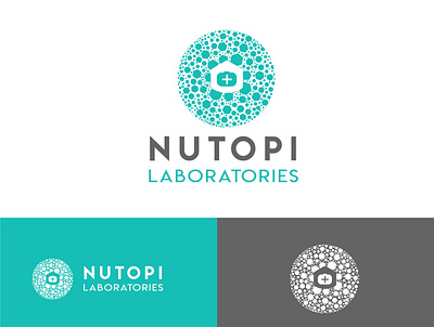 Nutopi LOGO combination combination mark doctors logo design logocombination pharmacy vectorlogo