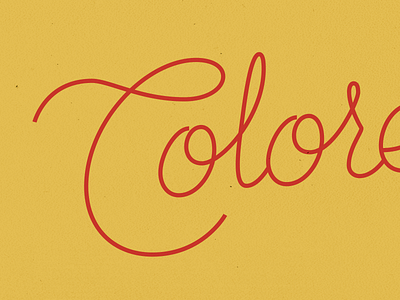 Colored Pencil Lettering