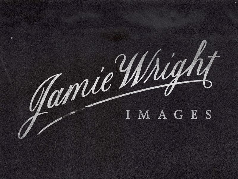 Jamie Wright Images logo proposal hand lettering custom lettering photgraphy script vintage lettering logo