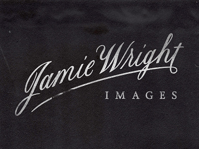 Jamie Wright Images logo proposal custom lettering hand lettering lettering logo photgraphy script vintage