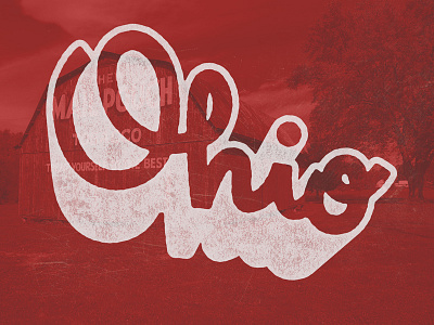 Ohio custom lettering handlettering lettering logo ohio state type typography