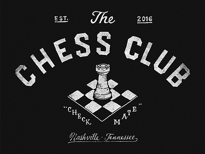 Chess Club chess club custom lettering hand lettering lettering type typography