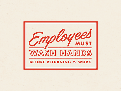 Must Wash Hands