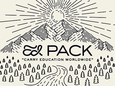 EdPack Tee explore illustration line art nature outdoors