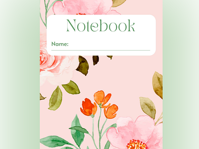 Notebook cover branding minimal