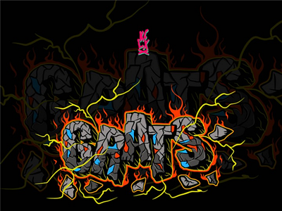 Grats artwork for sale custom font