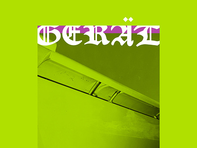Gerät album art album cover art design graphic design graphicdesign green kjv1611 music art