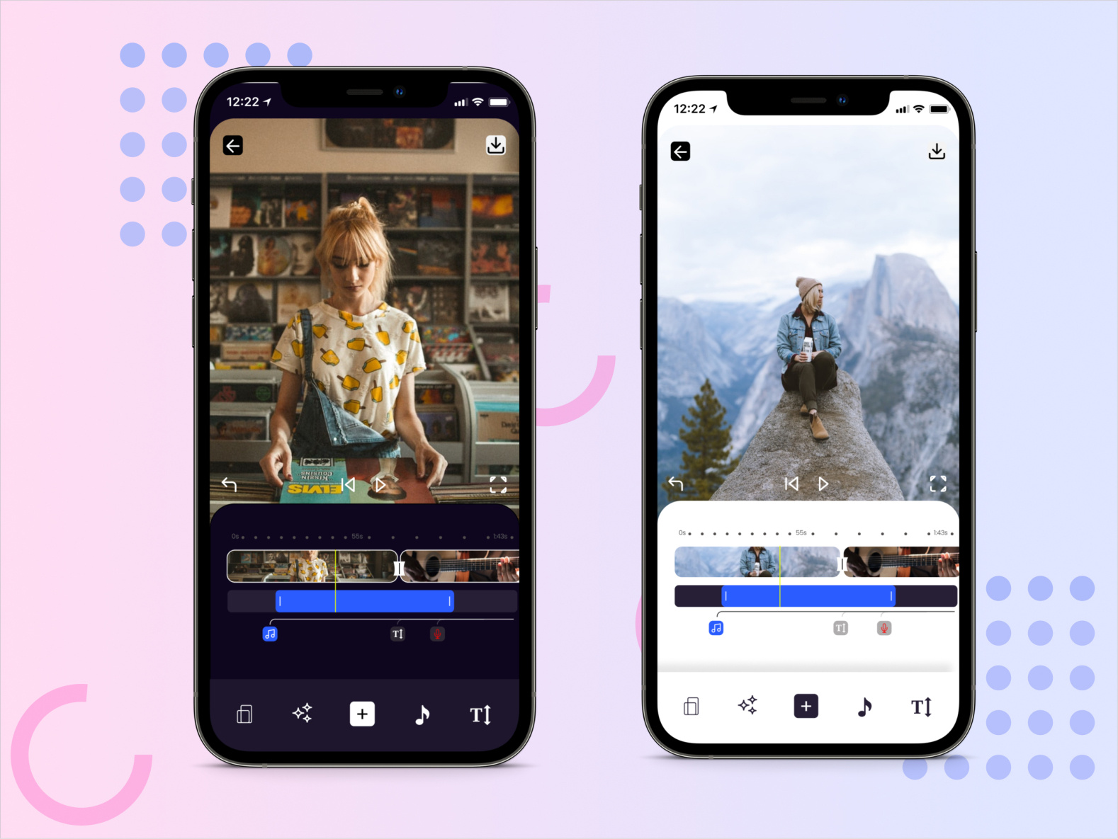 Video Editor App Design iOS Interactive UI & UX by Pinak Bhowmik on