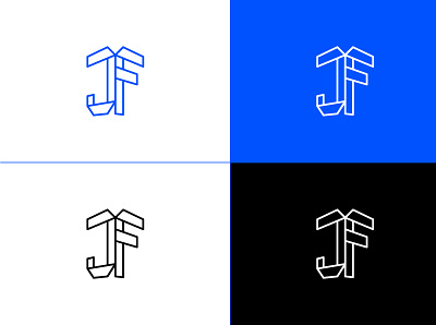 Logo JF 2.0 RVB branding design graphic design logo typography vector