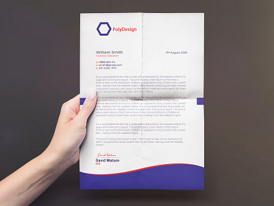 Blue Color Corporate Letterhead a4 size blue and white boss branding card design company corporate corporate identity design flyer job letterhead letterhead design minimal offer office opportunity stationery design