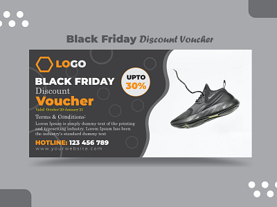 Black Friday Discount Voucher Design