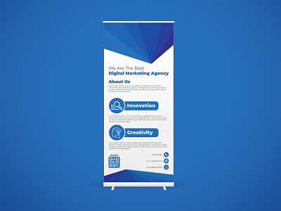 Roll-Up Banner Design marketing printready promotion roll up banner rollup rollup banner shop signage stand standee