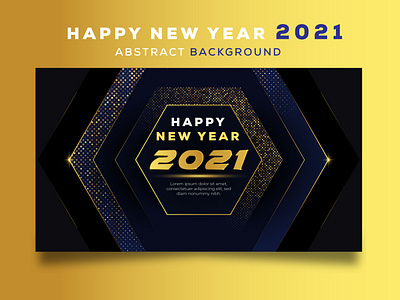 Happy New Year 2021 Abstract Background