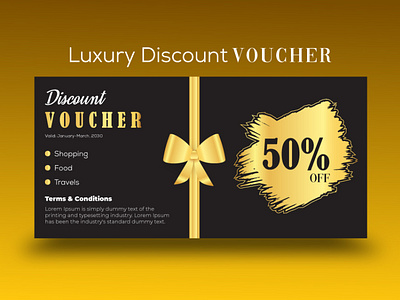 Luxury Discount Voucher