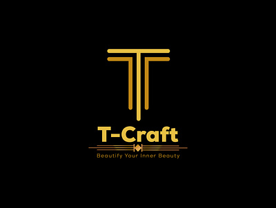 T-Craft Logo Design brand design business logo craft logo golden logo initial letter logo initial logo lettering logo logo logo design logo design branding logodesign text logo