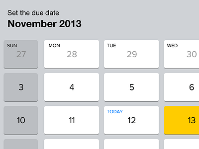 Calendar keys