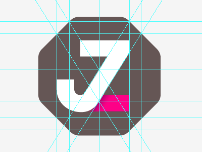 Alignment logo monogram type