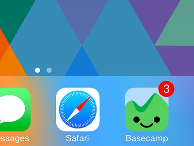 Happy 'Camper cropped basecamp icon ios