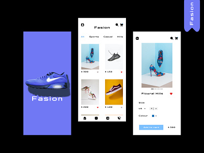 Shoe App Concept branding fasion graphic design logo shoesapp ui visualdesign