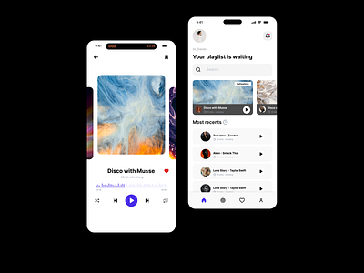 Music player UI.. Day 09 Challenge