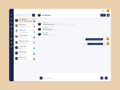 UI Daily Challenge #13 - Messenger