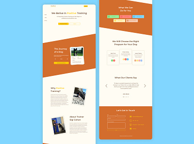 DogsRock Homepage v3 colors design dogs positive ui ux web web design
