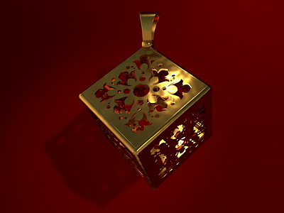Golden pendant 3d 3d art 3dmodel animation cinema4d gold golden jewelry jewelry design pendant