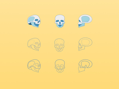 Scull icons design icon icon design icon set icons icons pack illustration logo skull vector