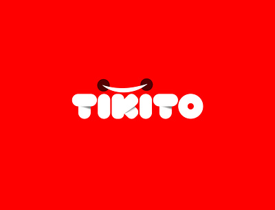 Tikito Logo art design flat icon logo minimal typography vector