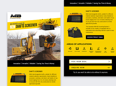 Shafts Screener Email Blast advertising ecommerce email design