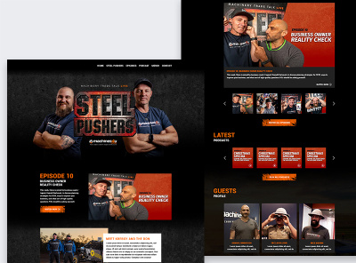 Machines4U | Steelpushers website advertising ecommerce email design