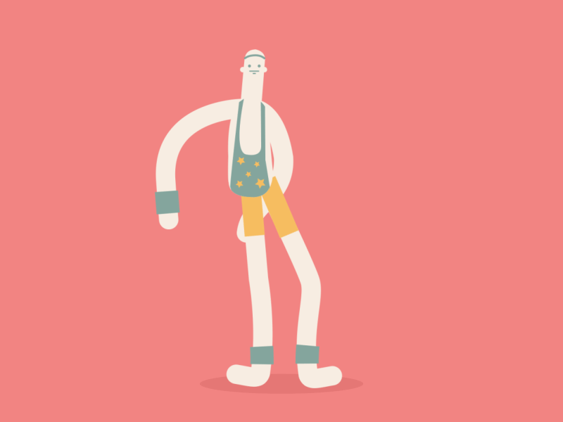 Dancing 2d animation animation character animation illustration motion design motiongraphics