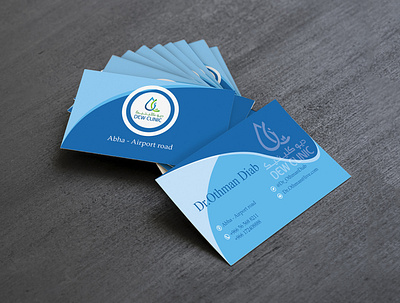 Dew Clinic branding design illustration logo vector