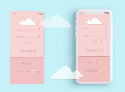 Login Screen app apple ui ux