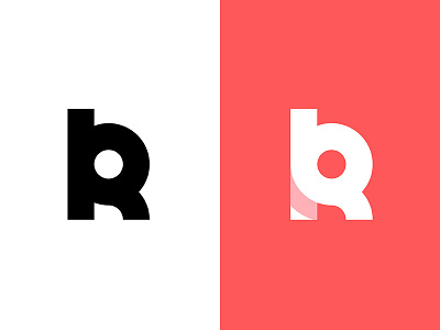Logotype B. R. b bold branding identity letter logo logomark logotype r typography