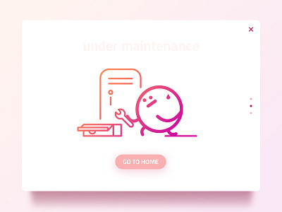 Under Maintenance Illustration drawing illustration line maintenance under vector