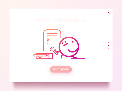 Under Maintenance Illustration