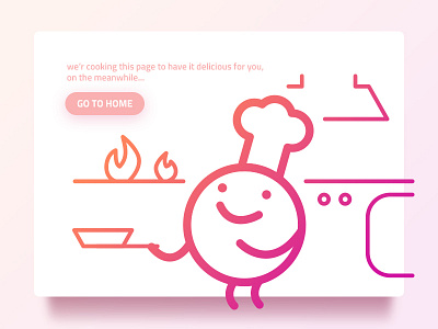 Cooking Page Illustration 404 cooking drawing error illustration line page vector website