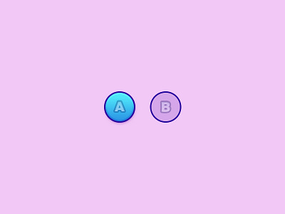 Game Interface Button active button game hud interface pink press pressed videogame violet