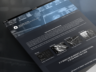 WordPress theme for 'Facts and Fiction', v0.1