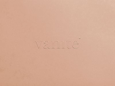 vanité beauty brand branding businesscards elegance embossed identity letterhead logo logodesign stationery vanity
