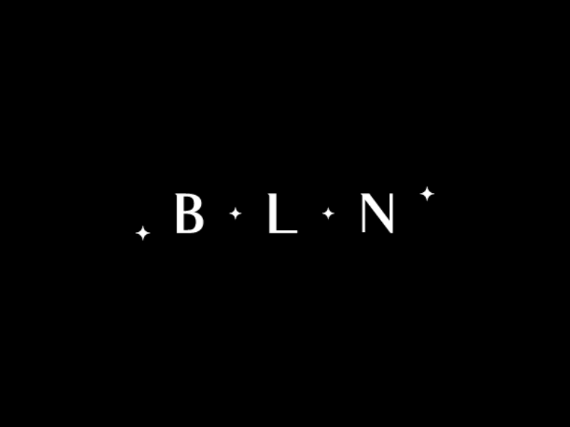 *B*L*N* glitch identity logo logotype mark minimal symbol