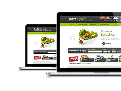 Webdesign Restaunomad restaurant resto restonomad web design webdesign website
