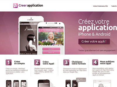Webdesign Creerapplication application web design webdesign website
