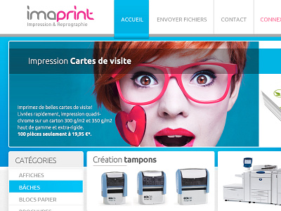Webdesign – Site Imaprint imaprint print web design webdesign website