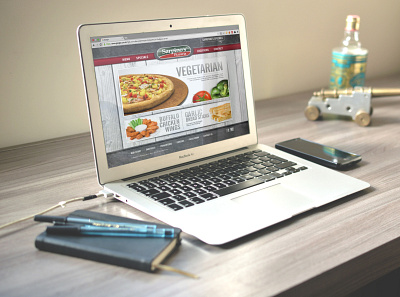 Sarpinos Pizza branding graphic design web webdesign website