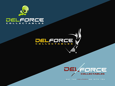 Delforce Collectables brand brand design branding brands design graphic design logo logo design