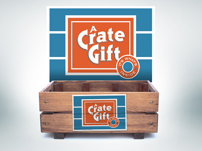 A Crate Gift brand brand design branding brands design graphic design logo logo design