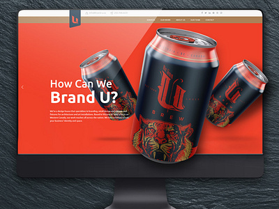 Brand U Website brand brand design branding brands design graphic design logo logo design web web design website